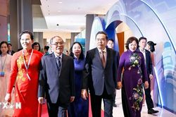 Toàn cảnh khai mạc trọng thể Đại hội đại biểu Phụ nữ toàn quốc lần thứ XIV