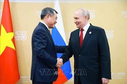 Thủ tướng L&ecirc; Minh Hưng hội kiến Tổng thống Nga Vladimir Putin