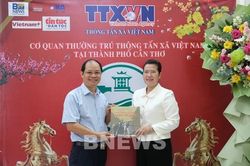 TTXVN khẳng định vai tr&ograve; th&ocirc;ng tin chiến lược tại th&agrave;nh phố Cần Thơ