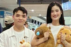 Hoa hậu &Yacute; Nhi hạnh ph&uacute;c đ&oacute;n sinh nhật b&ecirc;n bạn trai