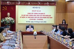 Bộ Nội vụ tổ chức Họp b&aacute;o thường kỳ qu&yacute; II/2026