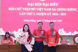 &Ocirc;ng Huỳnh Nguyễn Duy được bầu giữ chức Chủ tịch Hội Chữ thập đỏ x&atilde; Giồng Riềng