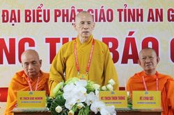 Họp b&aacute;o th&ocirc;ng tin về Đại hội Đại biểu Gi&aacute;o hội Phật gi&aacute;o Việt Nam tỉnh An Giang lần thứ I