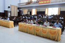 Tập huấn khung tập diễn tập phường Tịnh Biên trong khu vực phòng thủ năm 2026