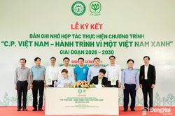 C.P. Việt Nam trồng thêm 1,5 triệu cây xanh giai đoạn 2026 - 2030