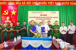 Bàn giao hệ thống đường biên, mốc quốc giới tại 2 xã Lộc Thạnh và Lộc Tấn