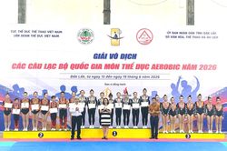 Đội tuyển Aerobic Đồng Nai giành 3 huy chương vàng Giải vô địch các câu lạc bộ thể dục Aerobic quốc gia 2026