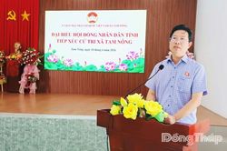 Đại biểu HĐND tỉnh tiếp x&uacute;c cử tri x&atilde; Tam N&ocirc;ng
