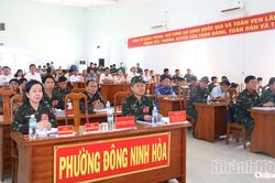 Khai mạc diễn tập tác chiến trong khu vực phòng thủ kết hợp phòng thủ dân sự phường Đông Ninh Hòa năm 2026