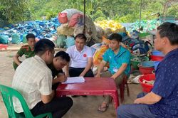 Xử phạt trường hợp đốt chất thải tr&aacute;i quy định tại x&atilde; Xu&acirc;n Quang