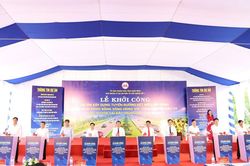 Ninh B&igrave;nh khởi c&ocirc;ng tuyến đường li&ecirc;n v&ugrave;ng 7.000 tỷ nối ba v&ugrave;ng kinh tế trọng điểm