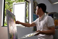 Sắc m&agrave;u v&ugrave;ng cao trong thế giới nghệ thuật của L&ecirc; Quang S&aacute;ng