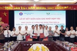 Sở Y tế Sơn La k&yacute; kết hợp t&aacute;c với Bệnh viện Nhi Trung ương, n&acirc;ng tầm hệ thống Nhi khoa