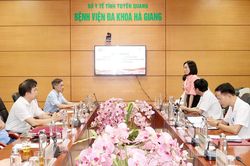 Bệnh viện Hữu nghị Việt Đức khảo s&aacute;t, đ&aacute;nh gi&aacute; c&ocirc;ng t&aacute;c chỉ đạo chuy&ecirc;n m&ocirc;n kỹ thuật tại Bệnh viện Đa khoa H&agrave; Giang