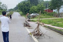 Xuất hiện điểm l&uacute;n, nguy cơ mất an to&agrave;n giao th&ocirc;ng tr&ecirc;n Quốc lộ 3B qua x&atilde; Na R&igrave;