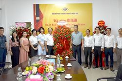 Đồng ch&iacute; Phạm Đức Tiến thăm, ch&uacute;c mừng c&aacute;c cơ quan b&aacute;o ch&iacute; nh&acirc;n kỷ niệm 101 năm Ng&agrave;y B&aacute;o ch&iacute; c&aacute;ch mạng Việt Nam
