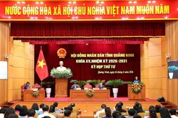 Kỳ họp thứ Tư, HĐND tỉnh Quảng Ninh kh&oacute;a XV: Thiết lập kh&ocirc;ng gian ph&aacute;t triển mới, hướng tới đ&ocirc; thị trực thuộc Trung ương