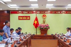 Đoàn khảo sát của Ủy ban Văn hóa và Xã hội làm việc với UBND tỉnh Đắk Lắk