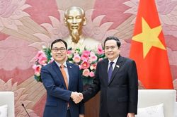 Chủ tịch Quốc hội Trần Thanh Mẫn tiếp Đại sứ H&agrave;n Quốc