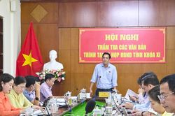Đảm bảo chất lượng các báo cáo trình Kỳ họp thứ 4 HĐND tỉnh