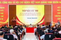 Cử tri phường Tây Tựu kiến nghị giải quyết nhiều vấn đề dân sinh
