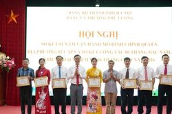 Phường Ph&uacute; Lương sơ kết m&ocirc; h&igrave;nh hoạt động ch&iacute;nh quyền địa phương hai cấp