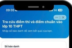Nhận th&ocirc;ng b&aacute;o điểm thi v&agrave;o lớp 10 THPT tr&ecirc;n ứng dụng iHanoi