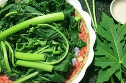 Lá đu đủ luộc - món ăn giúp đào thải độc tố và bảo vệ dạ dày