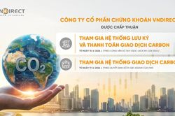 VNDIRECT v&agrave;o nh&oacute;m c&ocirc;ng ty chứng kho&aacute;n đầu ti&ecirc;n tham gia thị trường carbon trong nước