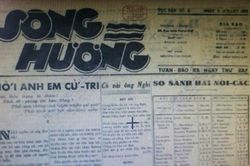 Tờ báo Sông Hương tục bản ra số đầu tiên ở Huế
