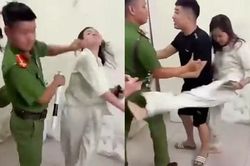 Khởi tố người phụ nữ trong clip hành hung công an gây bão mạng ở Thái Nguyên