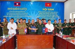 Thống nhất c&ocirc;ng t&aacute;c chuẩn bị Giao lưu hữu nghị Quốc ph&ograve;ng bi&ecirc;n giới Việt Nam-L&agrave;o lần thứ III