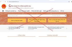 Cảnh báo trang web giả mạo cổng dịch vụ công quốc gia để lừa đảo chiếm đoạt tài sản