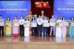 Báo Bảo vệ pháp luật đạt giải B - Giải Báo chí Trần Mai Ninh năm 2025