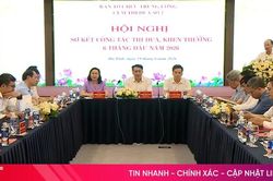 Cụm Thi đua số 2 sơ kết c&ocirc;ng t&aacute;c thi đua, khen thưởng 6 th&aacute;ng đầu năm 2026