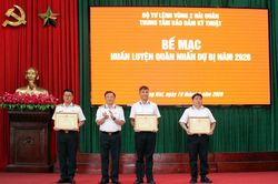 Vùng 2 Hải quân hoàn thành huấn luyện quân nhân dự bị năm 2026