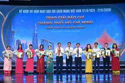 72 t&aacute;c phẩm được vinh danh tại Giải B&aacute;o ch&iacute; TP Hồ Ch&iacute; Minh lần thứ 44