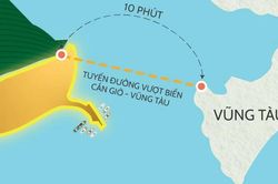 Si&ecirc;u dự &aacute;n đường vượt biển Cần Giờ &ndash; Vũng T&agrave;u được ph&ecirc; duyệt