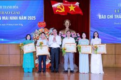 Tỉnh Thanh H&oacute;a trao Giải B&aacute;o ch&iacute; Trần Mai Ninh năm 2025