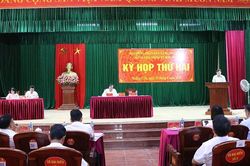HĐND x&atilde; Hoằng Tiến th&ocirc;ng qua Nghị quyết sắp xếp th&ocirc;n v&agrave; bổ sung kế hoạch đầu tư c&ocirc;ng năm 2026