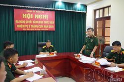 Kho K79 sơ kết công tác quân sự 6 tháng đầu năm