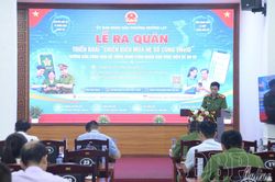 Mường Lay ra qu&acirc;n triển khai Chiến dịch M&ugrave;a h&egrave; số c&ugrave;ng VNeID