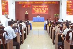 Cử tri phường Bình Xuân, Long Thuận kiến nghị nhiều vấn đề dân sinh