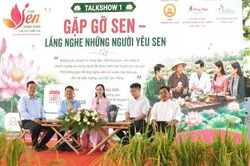 Tọa đàm gặp gỡ sen, lắng nghe những người yêu sen