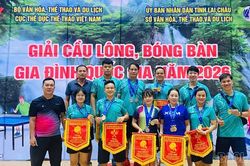 L&agrave;o Cai gi&agrave;nh 8 huy chương tại Giải Cầu l&ocirc;ng, B&oacute;ng b&agrave;n Gia đ&igrave;nh quốc gia năm 2026
