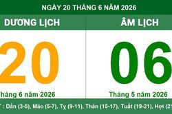 Lịch Âm Dương ngày 20/6/2026: Giờ Hoàng đạo và những lưu ý quan trọng