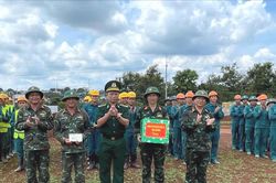 Tăng tốc thi công trường học cho con em đồng bào biên giới