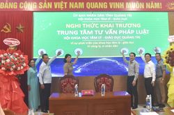 Khai trương Trung tâm Tư vấn pháp luật trực thuộc Hội Khoa học Tâm lý-Giáo dục tỉnh