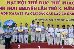 Bế mạc Giải c&aacute;c c&acirc;u lạc bộ Karate tỉnh Th&aacute;i Nguy&ecirc;n