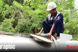 Thiếu nước m&ugrave;a nắng n&oacute;ng